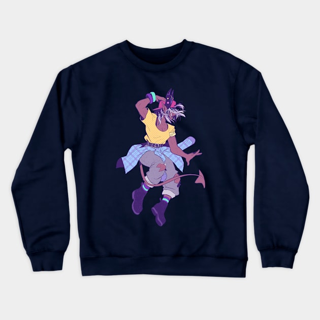 Devilish 90's Crewneck Sweatshirt by Brokenhorns